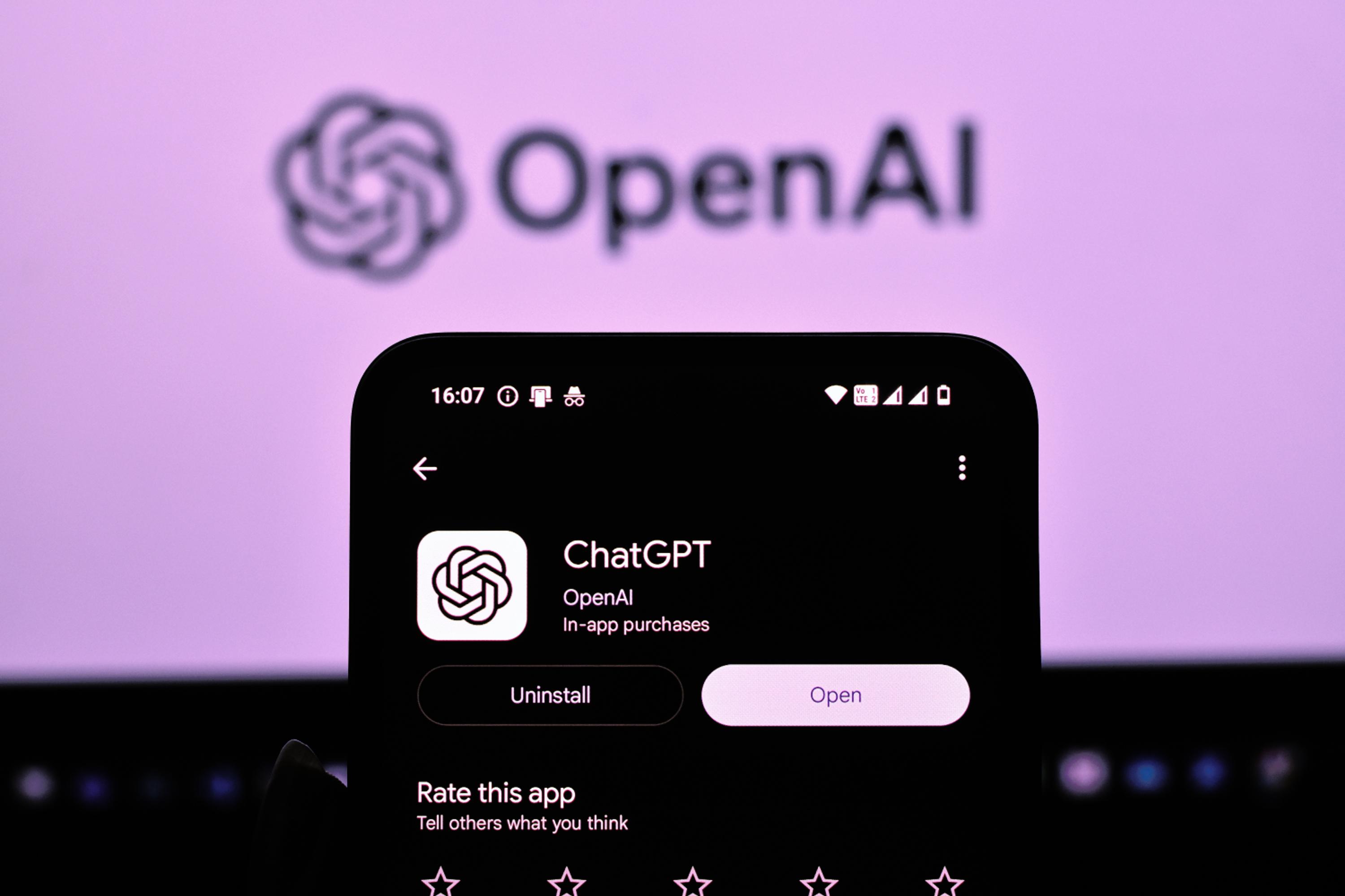smartphone displaying the ChatGPT app page_INLINE.jpg